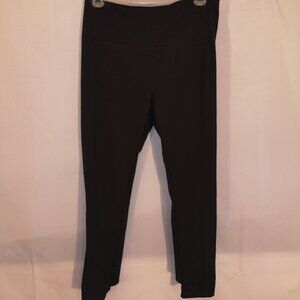 Athletic Works Dri More Ladies Ankle Length Black Leggings
